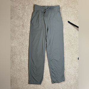 LuLuLemon Dance Green Drawstring Waist Jogger Striped Pants Leggings